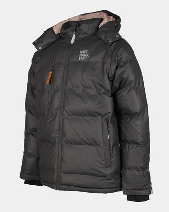 Kattnakken Kort Bobleregnjakke Unisex, 1338 Kattesvart