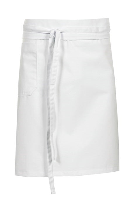 Midjeforkle med lomme (318062) B60xH98 Hvit, Unisex, Nybo
