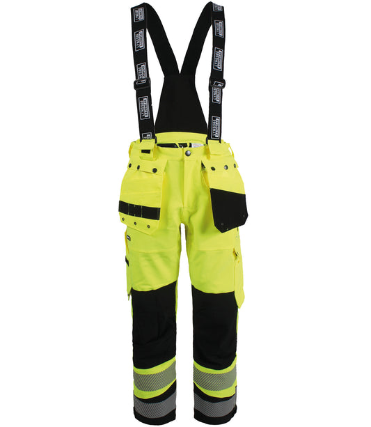 Hi-Vis pustende Regnbukse i 4-veis stretch 4WS-5083, Lyngsøe
