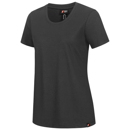 T-skjorte Dame, Svart, Motion Tex Plus, 7051, Nitras