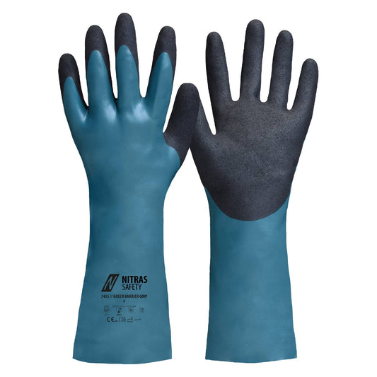 Hansker 3455, Kjemisk Beskyttelse Green
